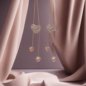 Brincos com coração | FLAREHEART