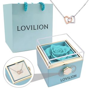 Colar em caixa giratória | HEARTS_BLUEBOX