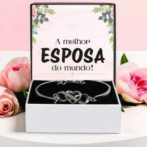 A melhor esposa do mundo! | WIFEY_HEARTBRACELET